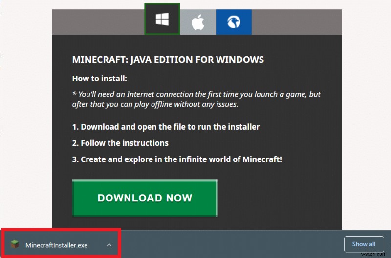 Cách tải phiên bản Minecraft Windows 10 miễn phí 