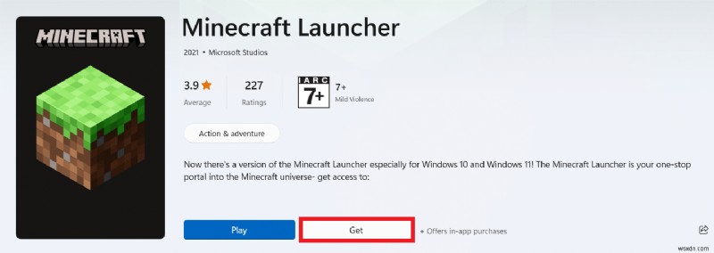 Cách tải phiên bản Minecraft Windows 10 miễn phí 