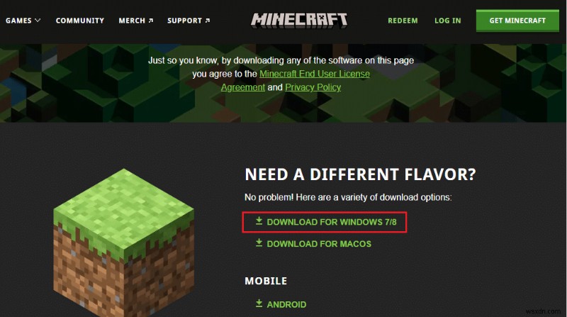 Sửa lỗi Minecraft Launcher hiện không có trong tài khoản của bạn 