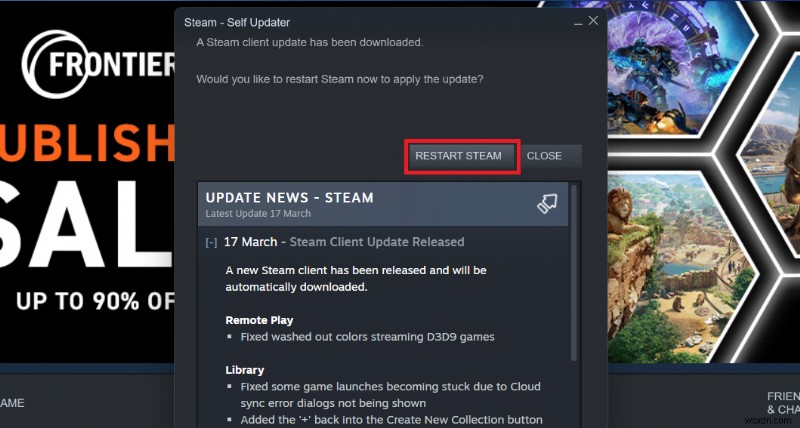 Sửa lỗi Steam bị kẹt khi chuẩn bị khởi chạy trong Windows 10 