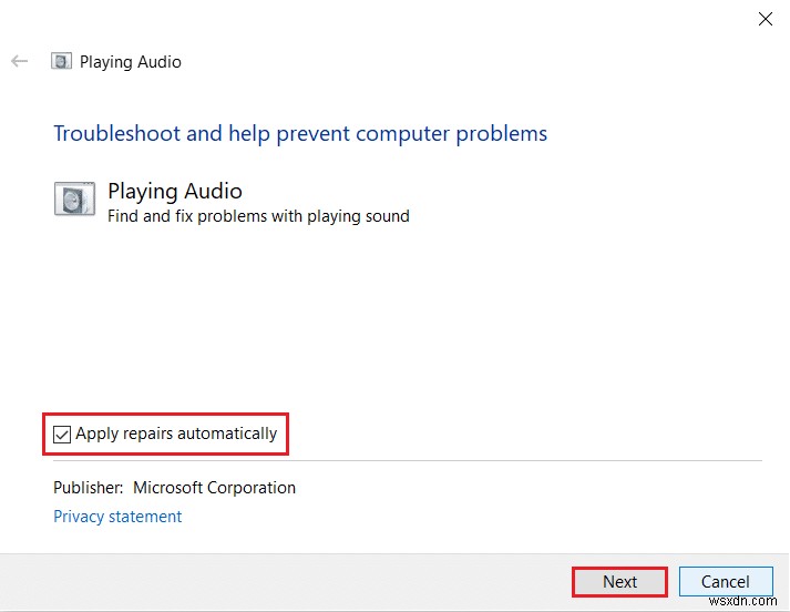 Fix No Sound in Games trên Windows 10