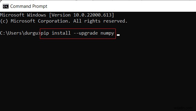 Cách cài đặt NumPy trên Windows 10 