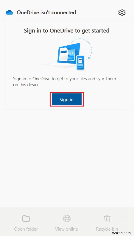 Sửa lỗi OneDrive 0x8007016a trong Windows 10 