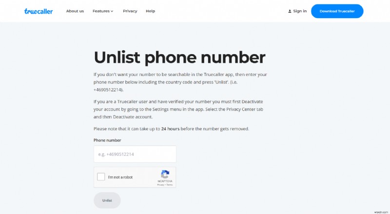 Cách hủy công khai số của bạn khỏi Truecaller 