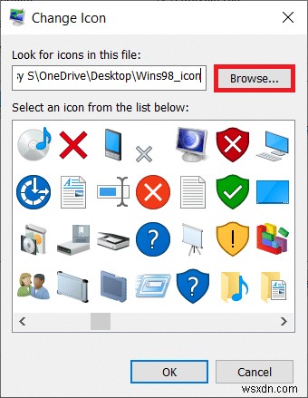 Cách cài đặt các biểu tượng Windows 98 trong Windows 10 