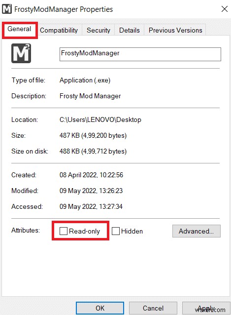 Sửa lỗi Frosty Mod Manager không khởi chạy trò chơi trong Windows 10 