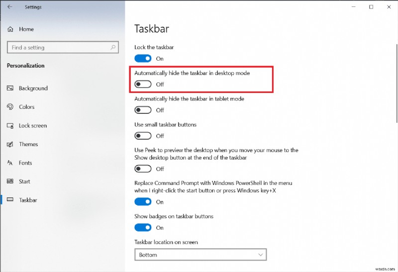 Cách truy cập toàn màn hình trên Windows 10 