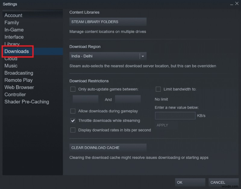 Sửa lỗi Steam Client Bootstrapper không phản hồi trong Windows 10 