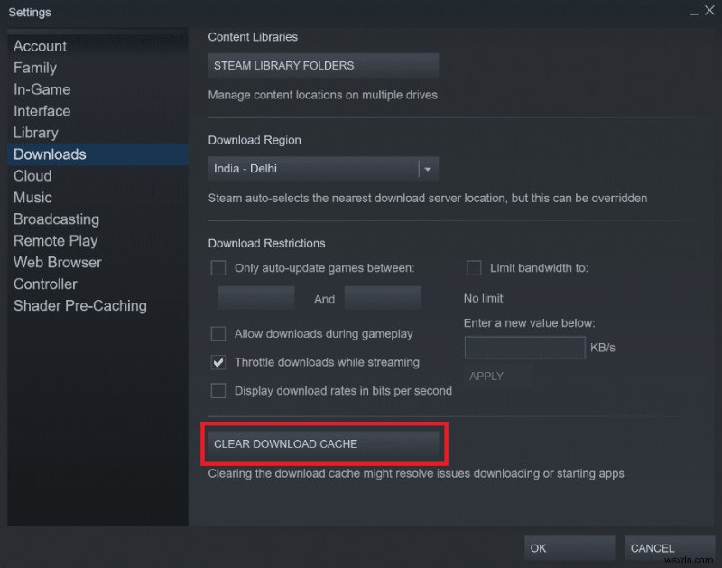 Sửa lỗi Steam Client Bootstrapper không phản hồi trong Windows 10 