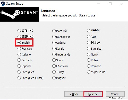 Sửa lỗi Steam Client Bootstrapper không phản hồi trong Windows 10 