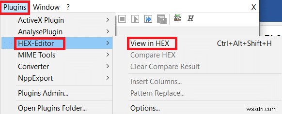 Cách cài đặt Hex Editor Notepad ++ trong Windows 10 