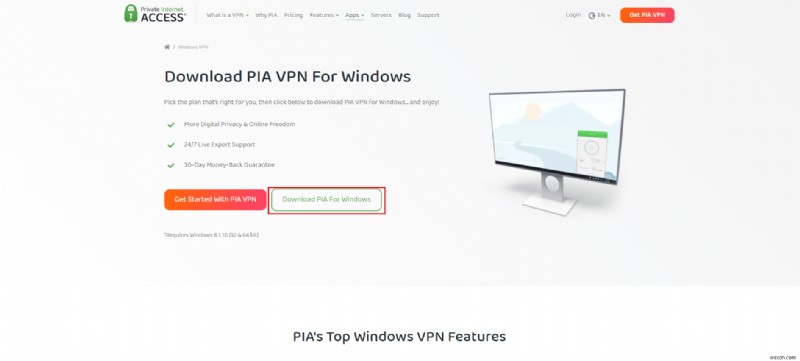 Khắc phục sự cố Truy cập Internet Riêng tư Không Kết nối được trong Windows 10 