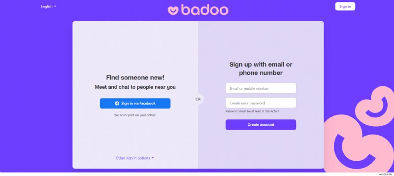 Cách xóa tài khoản Badoo 