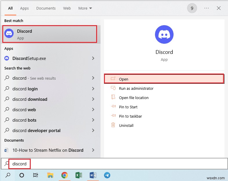 Khắc phục dấu chấm đỏ trên biểu tượng Discord trong Windows 10