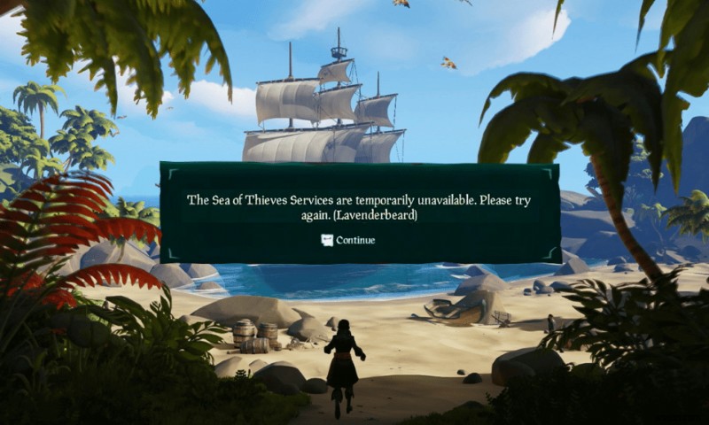 Dịch vụ Fix Sea of ​​Thieves tạm thời không khả dụng với Lavenderbeard