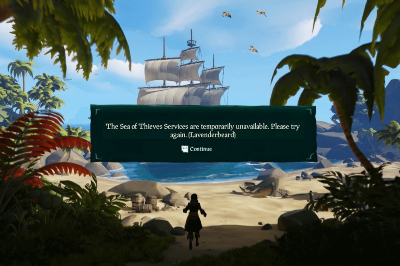 Dịch vụ Fix Sea of ​​Thieves tạm thời không khả dụng với Lavenderbeard