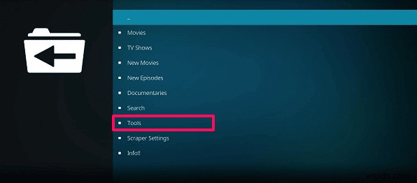 Sửa lỗi tìm kiếm Kodi trên Windows 10 