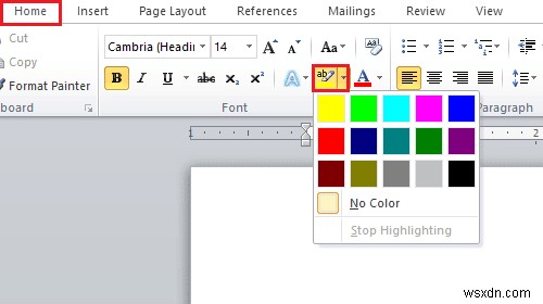 Cách thay đổi màu nền trong Microsoft Word 