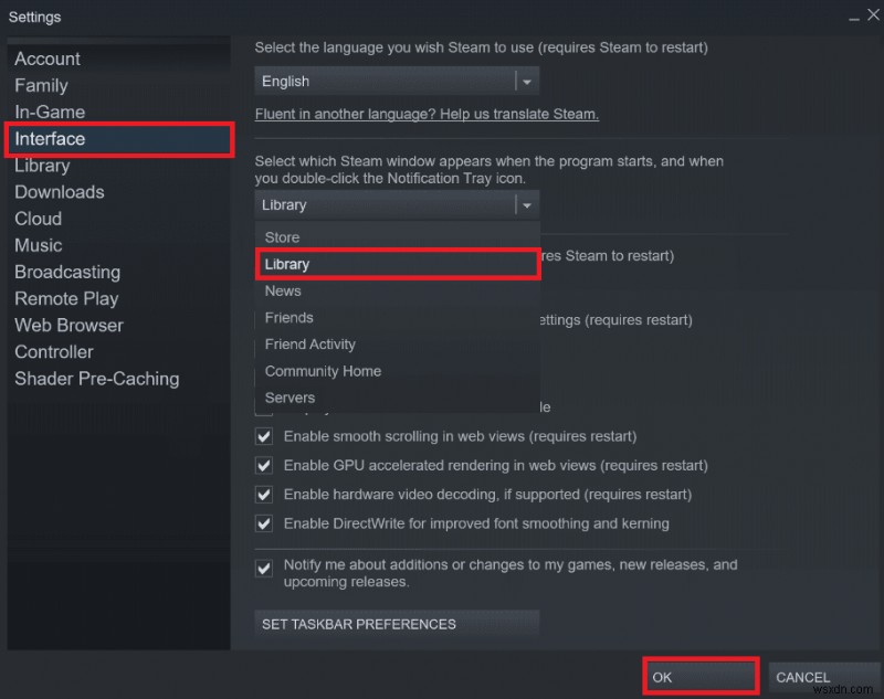 Sửa lỗi sử dụng CPU cao của Steam Client Bootstrapper trên Windows 10 