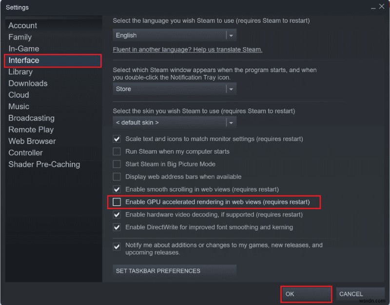 Sửa lỗi sử dụng CPU cao của Steam Client Bootstrapper trên Windows 10 