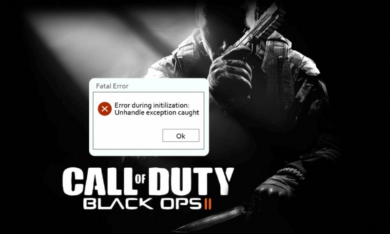 Sửa lỗi CoD Black Ops 2 không xử lý ngoại lệ bị bắt