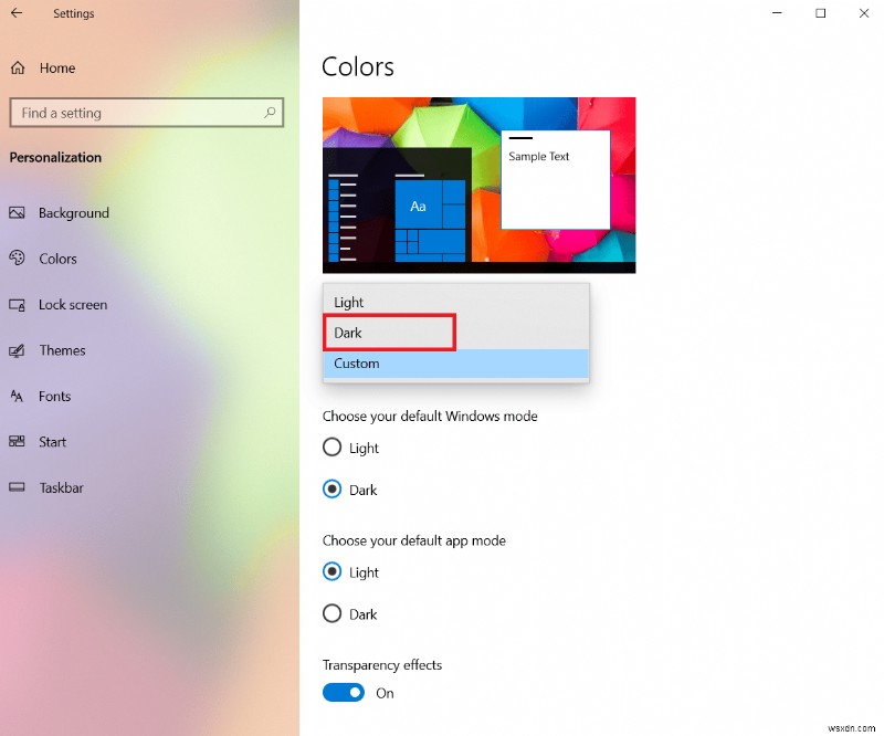 Sửa lỗi giao diện tối của File Explorer không hoạt động trên Windows 10