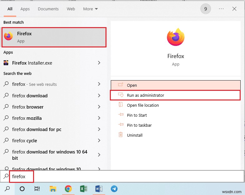 Sửa lỗi Mozilla Firefox không thể tải XPCOM trên Windows 10