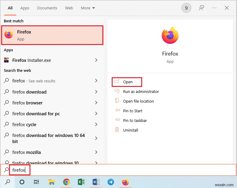 Sửa lỗi Mozilla Firefox không thể tải XPCOM trên Windows 10