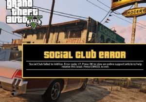 Sửa lỗi GTA V Social Club trên Windows 10 