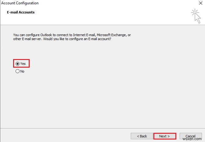 Khắc phục sự cố Outlook đang cố gắng kết nối với máy chủ trên Windows 10 