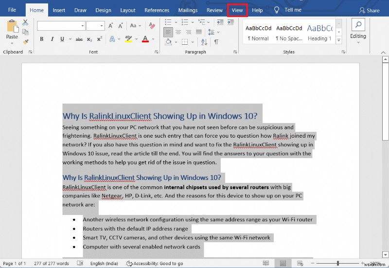 Cách sao chép một trang trong Microsoft Word 