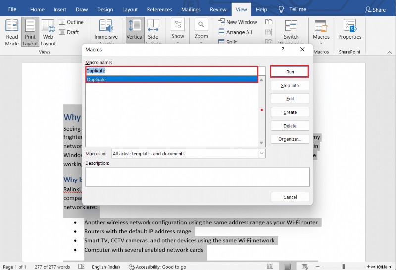 Cách sao chép một trang trong Microsoft Word 