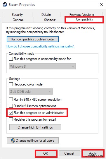 Khắc phục sự cố không thể khởi tạo API Steam trong Windows 10 