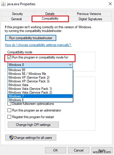 Sửa lỗi Java TM Platform SE Binary không phản hồi trong Windows 10 