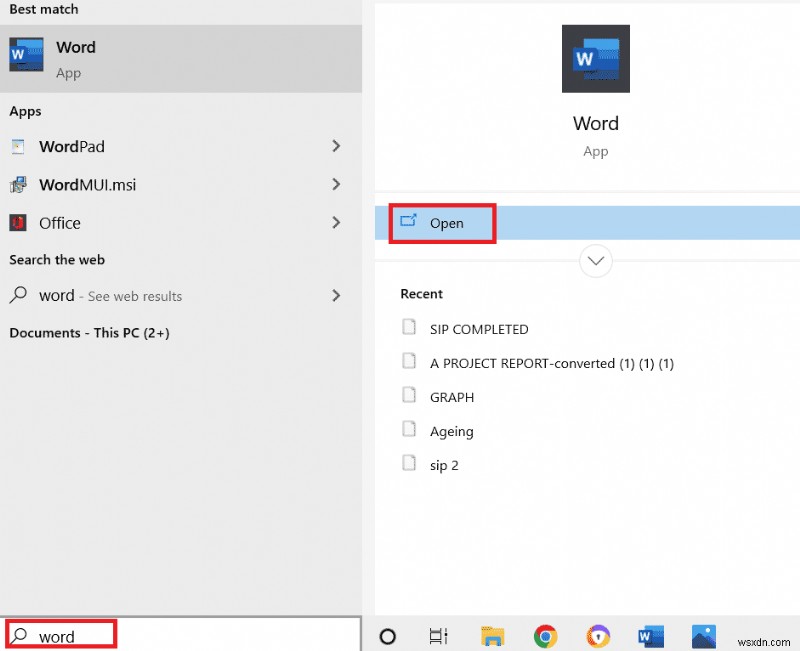 Cách khắc phục Chúng tôi rất tiếc nhưng Word đã gặp lỗi trong Windows 10 