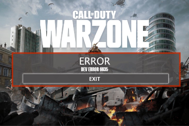 Khắc phục lỗi Call of Duty Warzone Dev 6635 trong Windows 10 