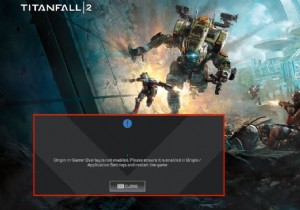 Sửa lỗi lớp phủ gốc không hoạt động trong Titanfall 2 