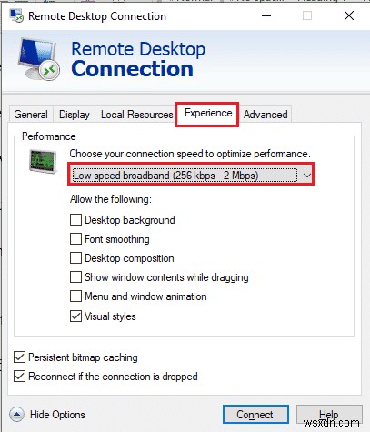 Sửa máy tính từ xa không thể kết nối với máy tính từ xa 