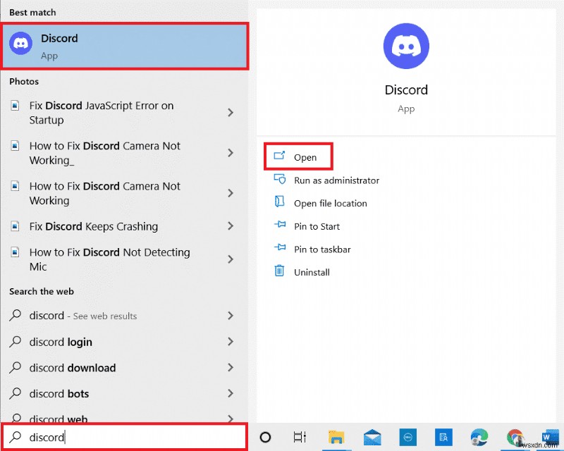 Sửa lỗi Chia sẻ màn hình Discord không hoạt động trong Windows 10 