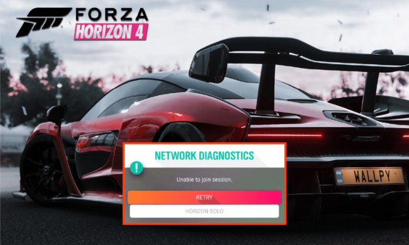 Sửa Forza Horizon 4 không thể tham gia phiên trên Xbox One hoặc PC 