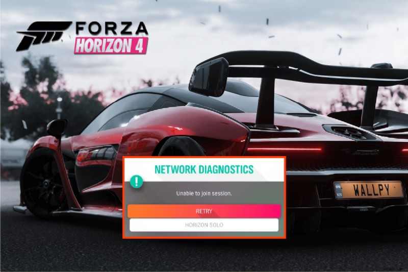 Sửa Forza Horizon 4 không thể tham gia phiên trên Xbox One hoặc PC 