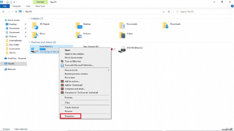 Khắc phục sự cố đĩa cứng trong Windows 10