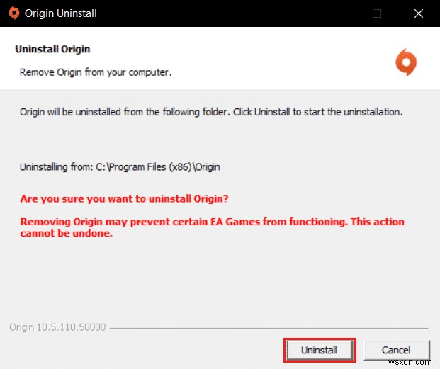 Sửa lỗi Origin 65546:0 trong Windows 10 