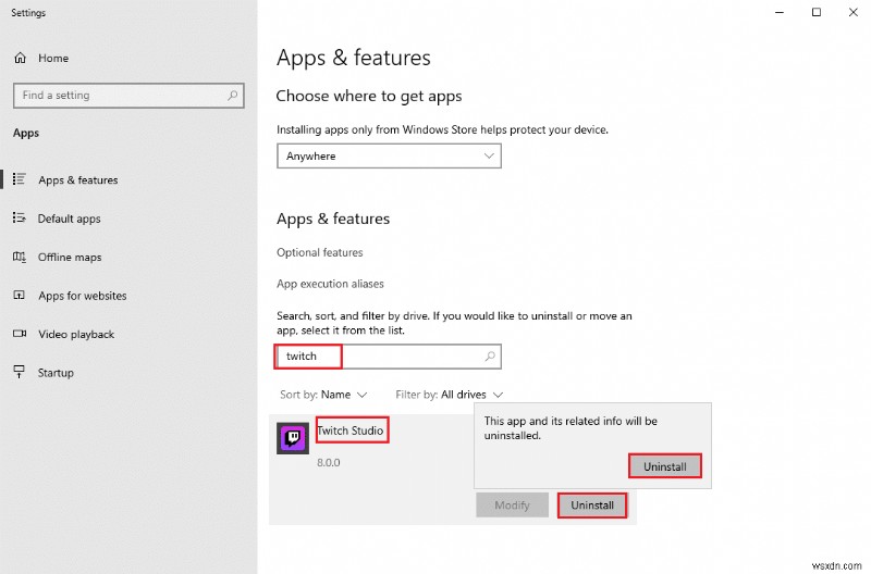Khắc phục sự cố Twitch không hiển thị toàn màn hình trong Windows 10