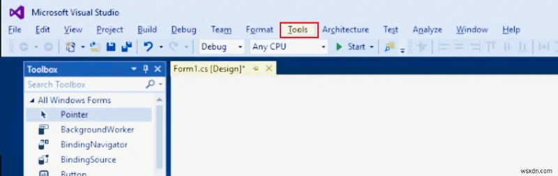 Khắc phục Không thể bắt đầu Chương trình Quyền truy cập Visual Studio bị Từ chối 