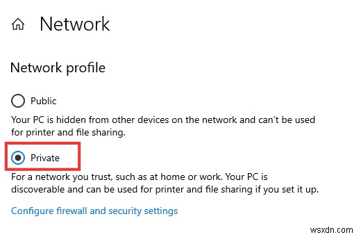 Khắc phục sự cố thiếu cấu hình mạng Windows 10 