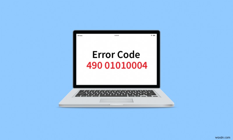 Sửa mã lỗi VDS 490 01010004 trong Windows 10 