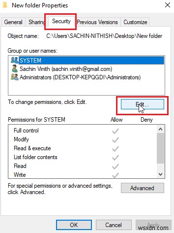Sửa lỗi không thể hiển thị chủ sở hữu hiện tại trong Windows 10 