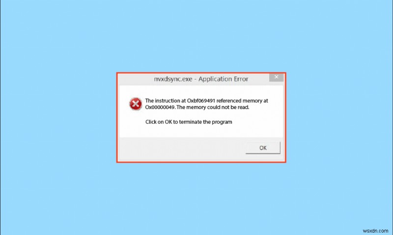 Sửa lỗi exe Nvxdsync trong Windows 10 