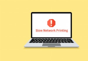 Khắc phục sự cố in mạng chậm trong Windows 10